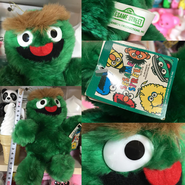 SESAME STREET(セサミストリート)のレア　セサミストリート　ぬいぐるみ　オスカー エンタメ/ホビーのおもちゃ/ぬいぐるみ(キャラクターグッズ)の商品写真