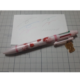 ハローキティ(ハローキティ)のキティ　5色ボールペン+シャープ(ペン/マーカー)