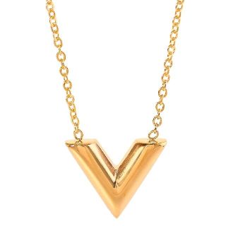 【大人気 V necklace】silver, gold, rosegold(ネックレス)