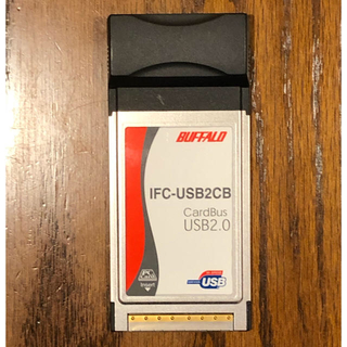 バッファロー(Buffalo)のCard Bus用 USB2.0 インターフェースカード(PCパーツ)