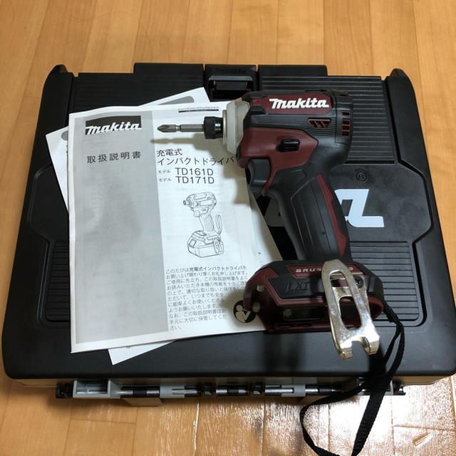 新品 makita TD171DGX AR 本体 ケース 説明書