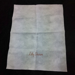 リリーブラウン(Lily Brown)のLilybrown 袋 約35cm×45cm(ショップ袋)