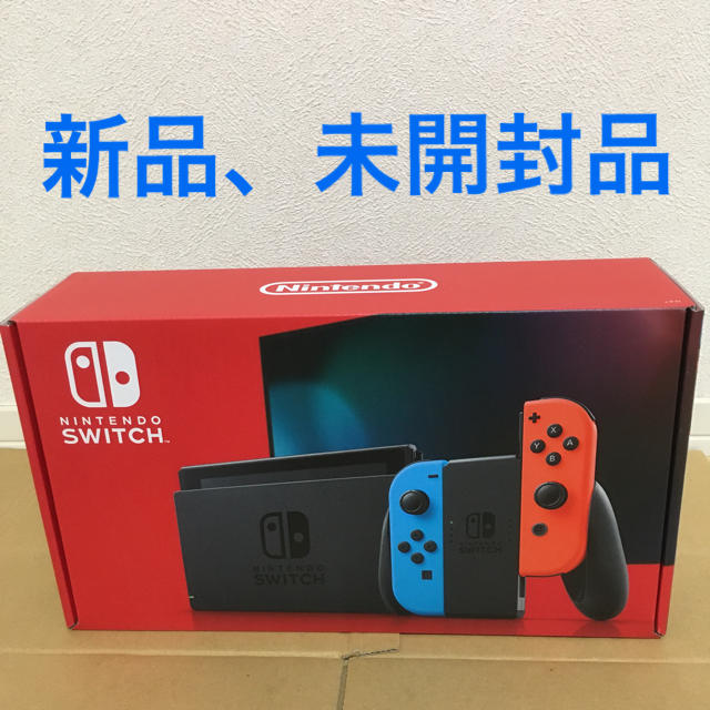 新品未開封品 / Nintendo Switch ネオンブルー レッド-