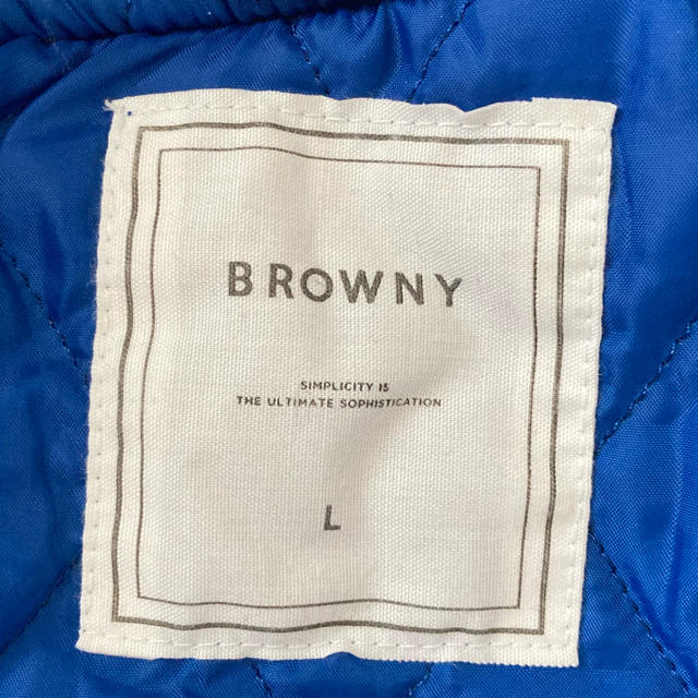 BROWNY(ブラウニー)の☆BROWNY ネイビー　スタジャン☆ メンズのジャケット/アウター(スタジャン)の商品写真