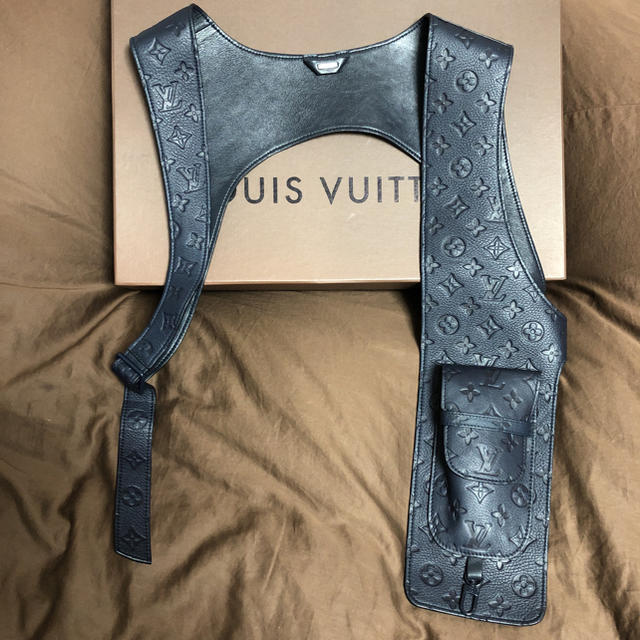 正規新品 ルイヴィトン LOUIS VUITTON モノグラム レザー ベスト