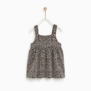 ザラキッズ(ZARA KIDS)のドット柄ジャンパースカート zarababy レオパード 韓国子供服(スカート)