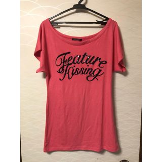 イング(INGNI)のピンク系　カットソー  Tシャツ(Tシャツ(半袖/袖なし))