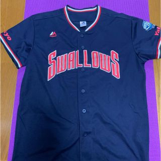 マジェスティック(Majestic)の東京 ヤクルト スワローズ クルー ユニフォーム(応援グッズ)