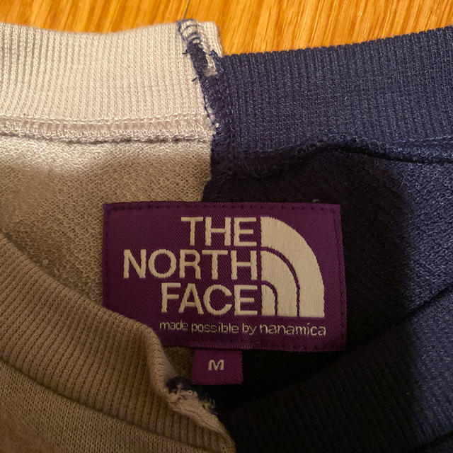 North face ノースフェイス パープルレーベル tシャツ アシンメトリー