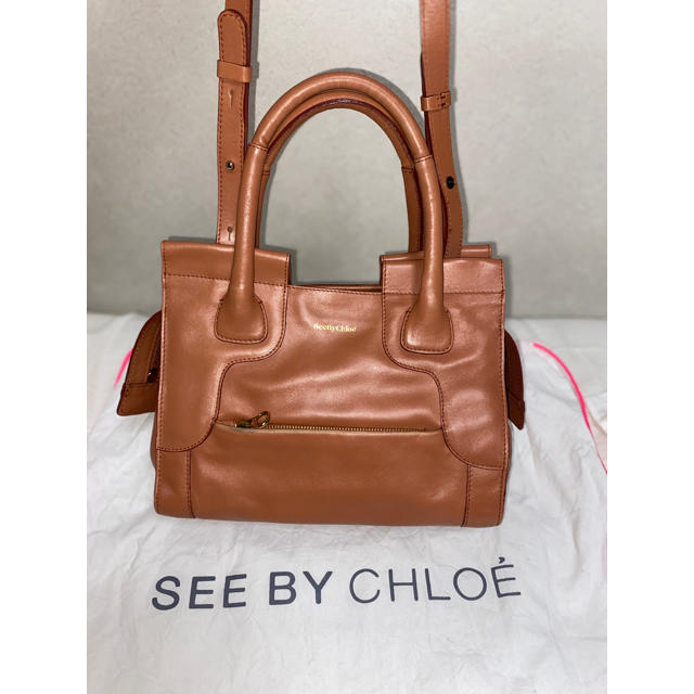 SEE BY CHLOE(シーバイクロエ)の【お値打ち】シーバイクロエ see by chloe ハンドバッグ トートバッグ レディースのバッグ(ハンドバッグ)の商品写真