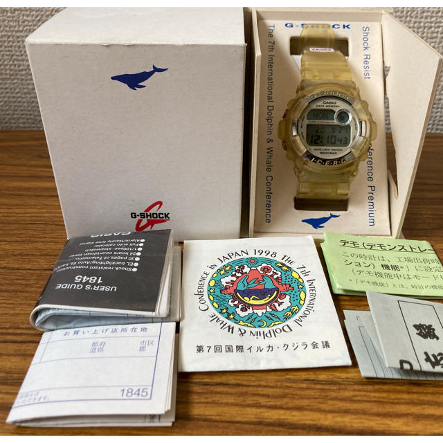 完品　G-SHOCK 第7回 イルカクジラ会議 DW-9200K-2BT