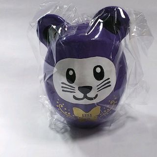 アナスイ(ANNA SUI)の新品　未使用　ノベリティ　アナスイ　非売品　紫　ねずみ　ダルマ(置物)