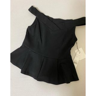 ムルーア(MURUA)のMURUA ペプラムトップス 新品タグ付き(カットソー(半袖/袖なし))