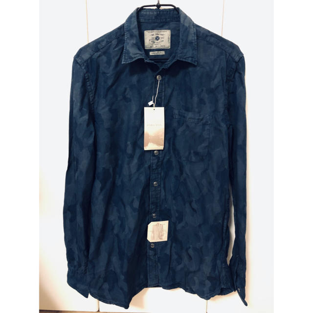 ZARA(ザラ)のZara Man カモ柄 カジュアルシャツ メンズのトップス(シャツ)の商品写真