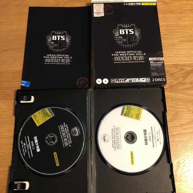 美品BTS FAN MEETING UNDERCOVER MISSION DVD