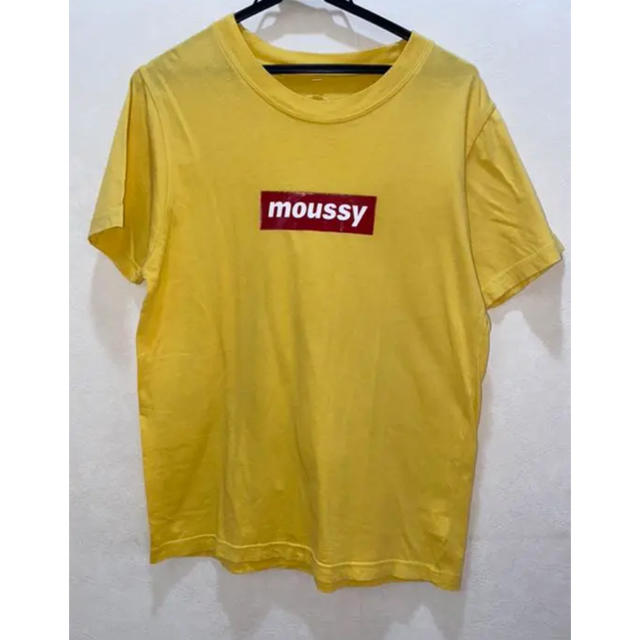 moussy(マウジー)のmoussyロゴTシャツ レディースのトップス(Tシャツ(半袖/袖なし))の商品写真