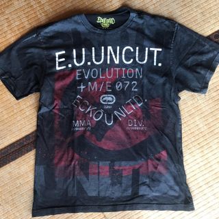 エコーアンリミテッド(ECKŌ UNLTD（ECKO UNLTD）)の送料込み！　アメリカ輸入　エコーアンリミテッド　プリントTシャツ  L(Tシャツ/カットソー(半袖/袖なし))