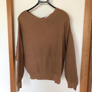 マウジー(moussy)のマウジーＶネックニット(カットソー(長袖/七分))