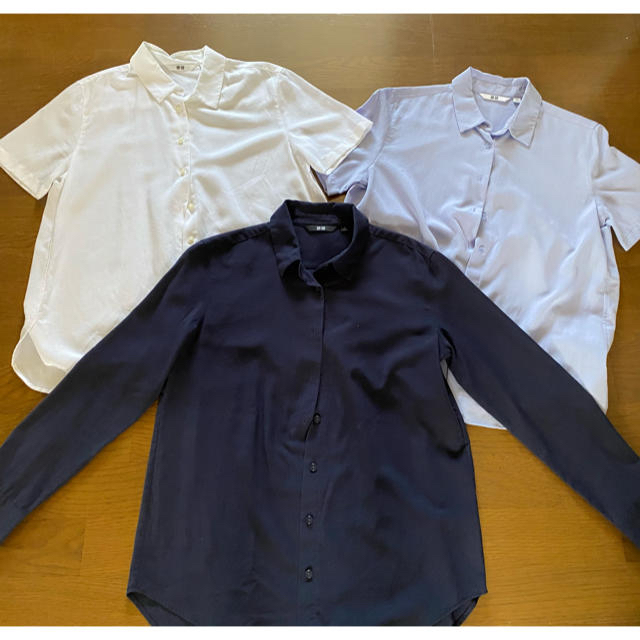 UNIQLO(ユニクロ)のトップス　ブラウス　カーディガン　半袖　長袖　8枚セット レディースのトップス(シャツ/ブラウス(長袖/七分))の商品写真