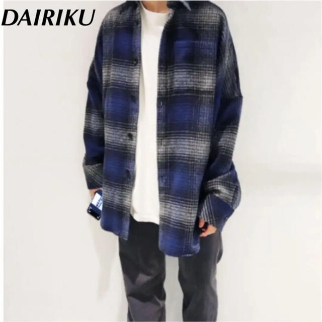 DAIRIKU 18aw Oversized Check Shirt 極美品