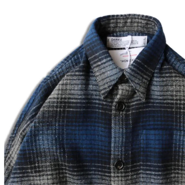 SUNSEA(サンシー)のDAIRIKU 18aw Oversized Check Shirt 極美品 メンズのトップス(シャツ)の商品写真