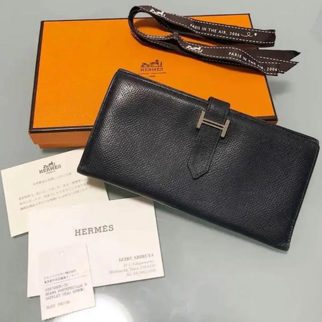 Hermes(エルメス)のエルメス 長財布 べアン メンズのファッション小物(長財布)の商品写真