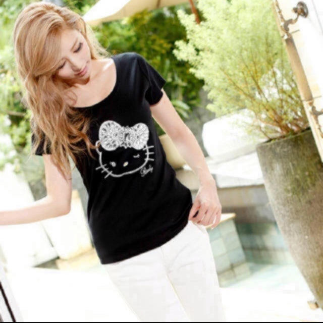 Rady(レディー)の新品♡Rady♡ビジューキティーTシャツ♡ レディースのトップス(Tシャツ(半袖/袖なし))の商品写真