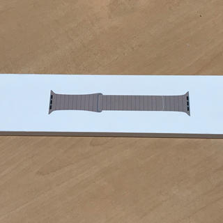 アップルウォッチ(Apple Watch)の純正 Apple Watch 42mm 44mmケース用ストーンレザーループ L(その他)