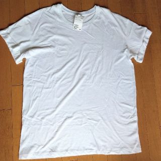 エイチアンドエム(H&M)の新品タグ付き☆H&M　BIGサイズＴシャツ　Lサイズ(Tシャツ(半袖/袖なし))