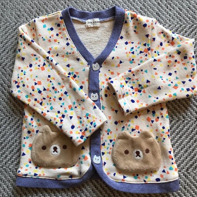 kid’s zoo(キッズズー)の90サイズ　上着　カーディガンkid’szoo キッズ/ベビー/マタニティのキッズ服女の子用(90cm~)(カーディガン)の商品写真