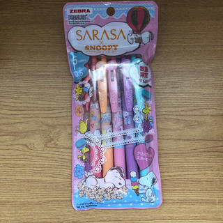 SARASA × SNOOPY 5色セット(ペン/マーカー)