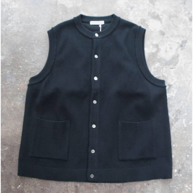【YASHIKI】Tsukushi Knit Vest（BROWN）