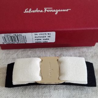 Ferragamo　バレッタ　ブラック✖️ブラック