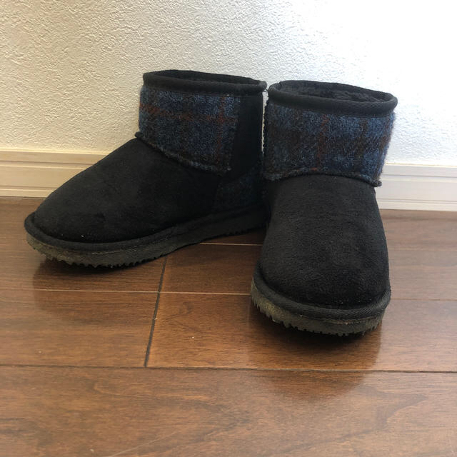 Harris Tweed(ハリスツイード)のキッズ　ブーツ　19センチ キッズ/ベビー/マタニティのキッズ靴/シューズ(15cm~)(ブーツ)の商品写真