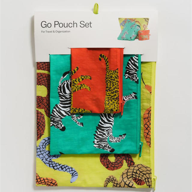 DEUXIEME CLASSE(ドゥーズィエムクラス)のBAGGU Go Pouch Set   Fancy Animal バグー レディースのファッション小物(ポーチ)の商品写真