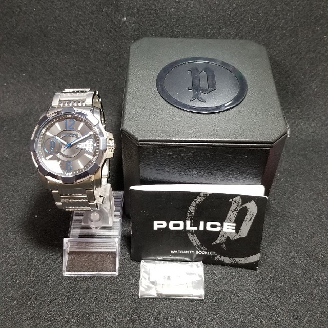即購入可能‼【良品】POLICE デイデイト　腕時計