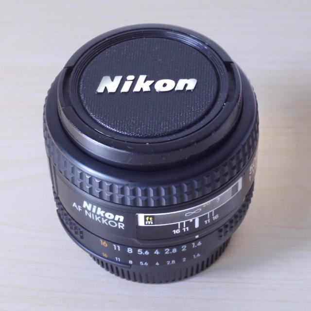 Nikon(ニコン)のニコン　Nikon AF Nikkor 50mm 1:1.4D スマホ/家電/カメラのカメラ(レンズ(単焦点))の商品写真