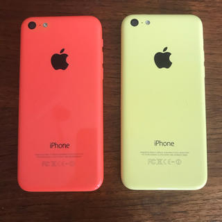 アイフォーン(iPhone)のiphone5c ２台　ジャンク　部品取り(スマートフォン本体)