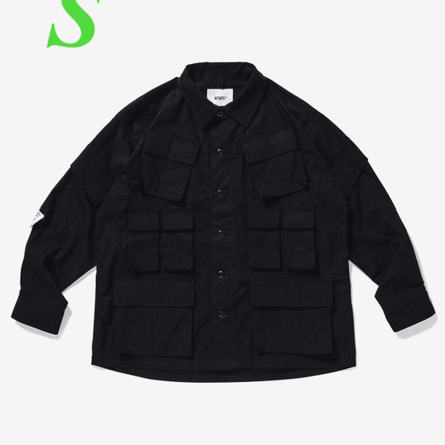 WTAPS 20AW MODULAR LS SHIRTS 黑SMALL