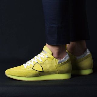 フィリップモデル(PHILIPPE MODEL)の❤️完売❗️フィリップモデル『TROPEZ NEON』ネオンイエロー❤️(スニーカー)