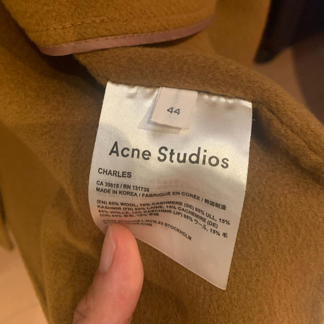 ACNE   acne studios チェスターコート charlesの通販 by Cody｜アクネ