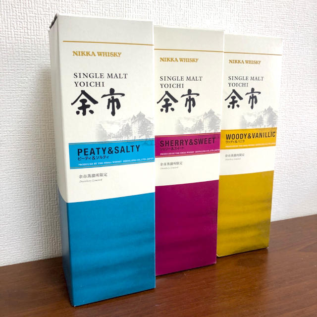 ニッカウヰスキー(ニッカウイスキー)のニッカ 余市 ウイスキー 余市蒸留所限定 500ml 3本セット 箱入り 新品　 食品/飲料/酒の酒(ウイスキー)の商品写真