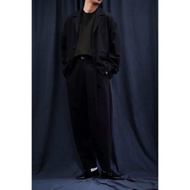 SUNSEA(サンシー)のひび様専用 URU 19aw/COTTON RAYON セットアップ/Navy メンズのスーツ(セットアップ)の商品写真