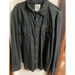 ディーゼル(DIESEL)のDIESEL  黒シャツ　XL(シャツ)