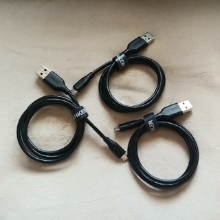Anker PowerLine Micro USB ケーブル(バッテリー/充電器)