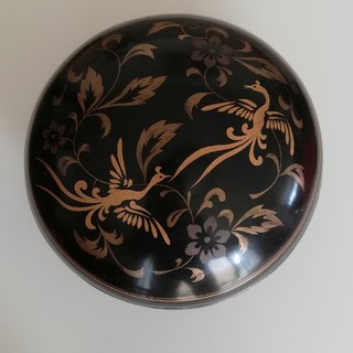 金彩×銀枠鉢(漆芸)