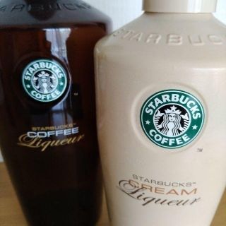 スターバックスコーヒー(Starbucks Coffee)のスターバックス コーヒーリキュール 空瓶２本セット(置物)