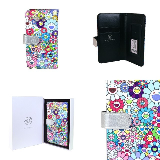 Lサイズ Flower Flip Case スマホ ケース 手帳型 フラワー