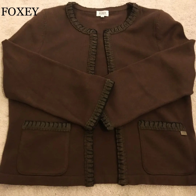 【お値下げ】美品♡foxey    ニット　カーディガン　ワンピース