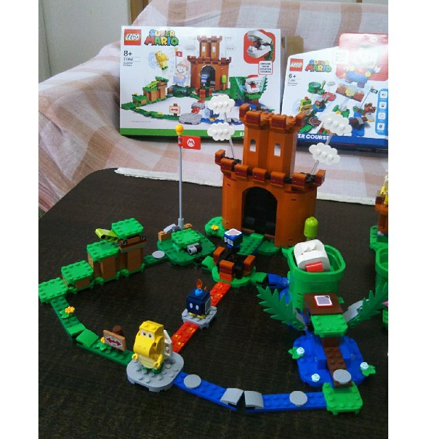 Lego(レゴ)の次回クーポンまで専用です！LEGOマリオ スターターセット、冒険の砦 美品！ キッズ/ベビー/マタニティのおもちゃ(積み木/ブロック)の商品写真